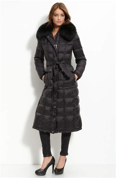 burberry brit belted down coat